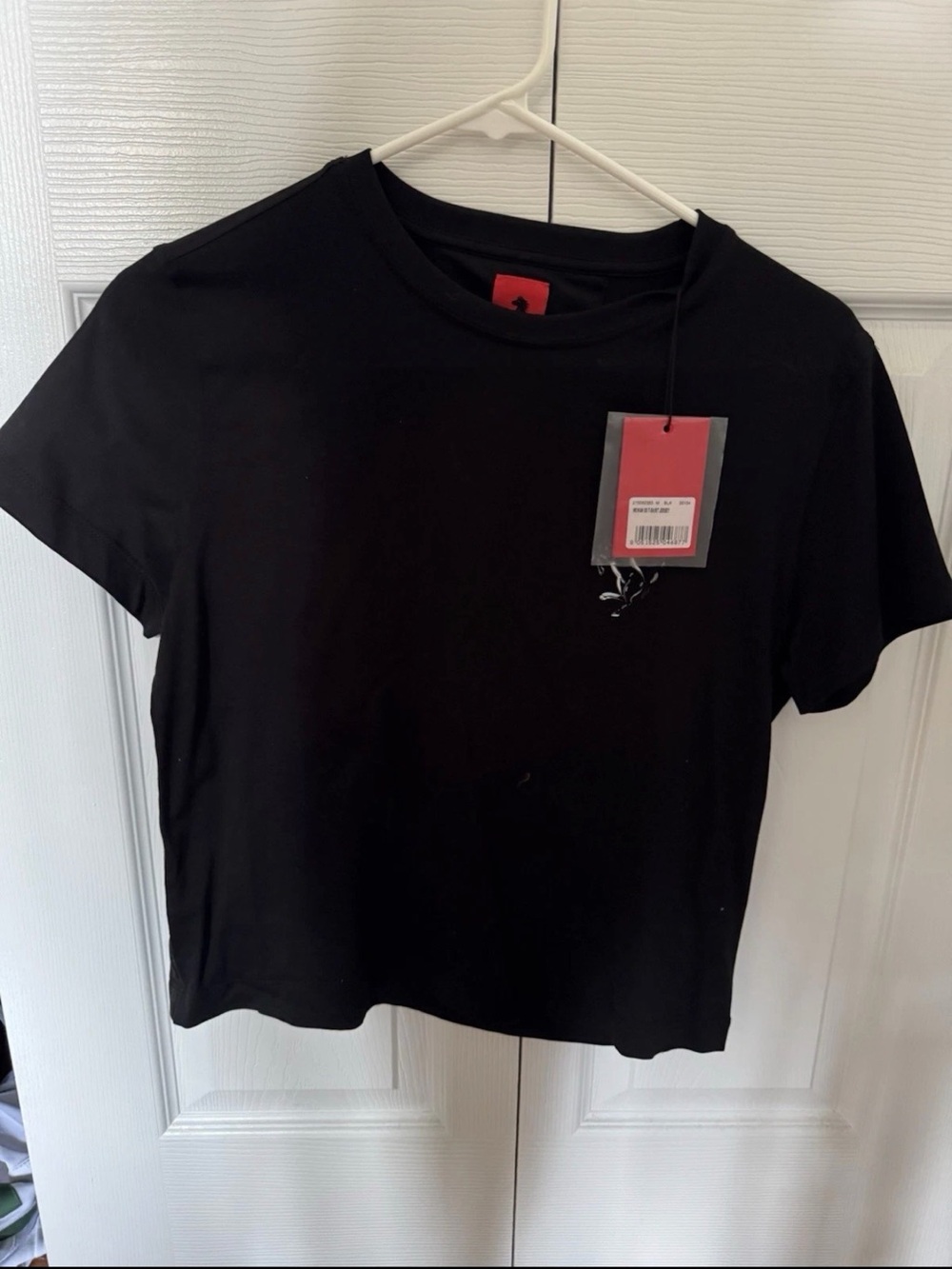 Ferrari Black Short Sleeve Crewneck Tee